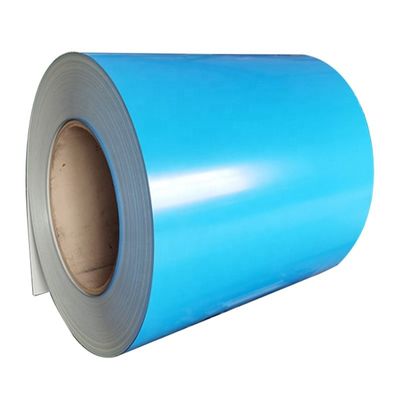 Δομή Επιχρισμός ψευδαργύρου 20-275g/m2 PPGI Χρώμα Προχρωματισμένο Γαλβανισμένο Χάλυβα RAL Χρώμα Επιχρισμένο Χάλυβα Στυλοκύλινδρο για το κόψιμο φύλλων
