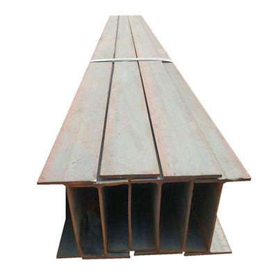 100x100mm Ζυγισμένη χάλυβα H δομή για σκυρόδεμα Sleeper Στήριξη τοίχου Post Q355 ευρωπαϊκό πρότυπο πλάτος φλέγγας 100-408mm