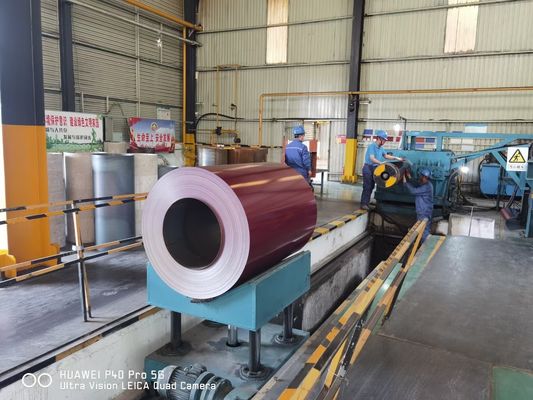 Ανταγωνιστική PPGI/PPGL Σιδηροτροχιά Q23B DX51D Προχρωματισμένη Ζυγισμένη Σιδηροτροχιά για πλάτος 1000-1250mm και προσαρμοσμένο μήκος