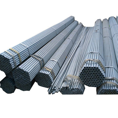 Δάψος 1,2-2,2 mm Πιστοποιητικό ASTM AISI GI Ζινκ επικαλυμμένος MS σωλήνας Ζυγισμένος συγκολλημένος σιδηρούνς σωλήνας για δομικό υλικό
