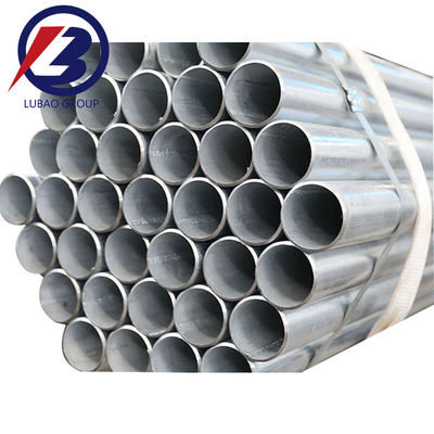 Δάψος 1,2-2,2 mm Πιστοποιητικό ASTM AISI GI Ζινκ επικαλυμμένος MS σωλήνας Ζυγισμένος συγκολλημένος σιδηρούνς σωλήνας για δομικό υλικό