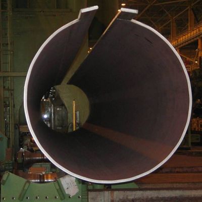Διάταξη Q195/Q235/Q345/S235JR/S275JR/S355JR SSAW Sawl Carbon Welded Steel Pipe με και βαθμό ASTM/AISI/SGCC/CGCC/TDC51DZM