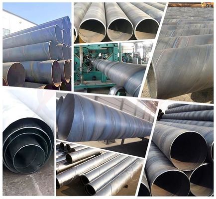 Αξία L245 ASTM Q235B X42 Μέγεθος Σπειροειδής συγκολλημένος σωλήνας για μεγάλα κατασκευαστικά έργα