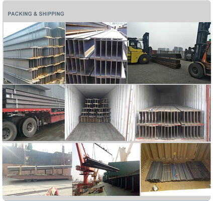 Ορθή W6X15 W8X15 W8X10 Ζεστή Ζυγισμένη Δομή H-Beams 200x100x5.5x8 A36 A572 Grade 50 Ζυγισμένη Τεχνική Πουλήστε Ζυγισμένη