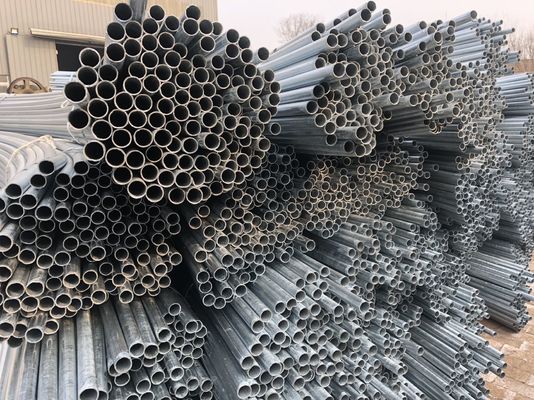 1.2-20mm Carbon Round Welded Galvanized Steel Pipe για θερμοκήπια με τεχνολογία θερμής έλασης και πιστοποίηση ISO9001