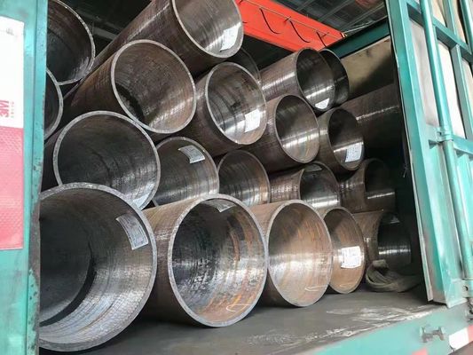 Πύλη χημικών λιπασμάτων ASTM Q235B Σπειροειδής συγκολλημένος σωλήνας/σωλήνας από χάλυβα άνθρακα για πηγάδι νερού με στρογγυλό σχήμα