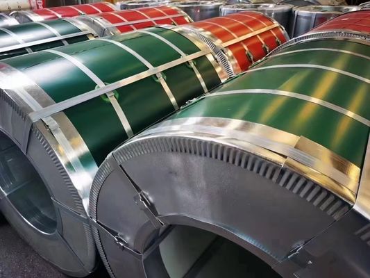 Προχρωματισμένο Gl Steel Coil / PPGl / Χρωματισμένο επικαλυμμένο γαλβανισμένο ατσάλινο κύλινδρο με προσαρμόσιμα μοτίβα και πάχος 0,1-1,5 mm