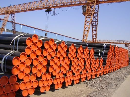 ASTM A106 A53 API 5L 4130 Τύπος στρογγυλής διαίρεσης σχήμα άνθρακα αδιάβροχο ατσάλινο σωλήνα για αέριο και οικοδομικά υλικά