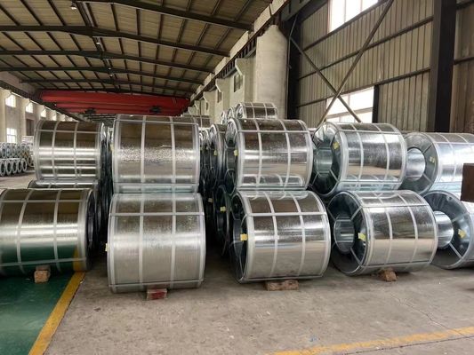 20-275g/m2 Ζυγισμένο με ψευδάργυρο Ζυγισμένο ατσάλι SGCC DX51D GI μήκος της τροχιάς