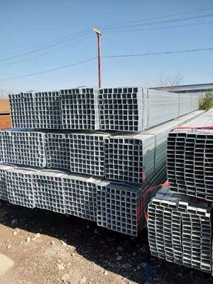 1.5x1.5 ίντσες τετραγωνικό ορθογώνιο κούφιο σιδηροειδές σωλήνα συγκολλημένο μαύρο γαλβανισμένο τετραγωνικό σωλήνα για μικρά εργαλεία