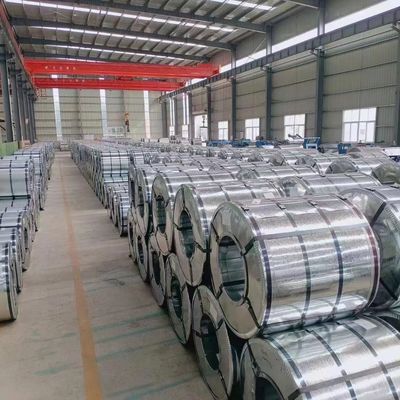 Εγγυημένα από το RoHS περιτυλίγματα GI 0.12mm-4.0mm Προσαρμοσμένο πάχος Z30-275g Μηδενικό σφαιρίδιο γαλβανισμένου χάλυβα