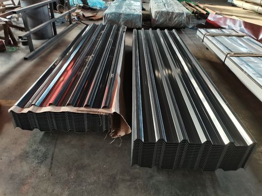Ατσάλινος βαθμός ASTM Z20 Z25 0,15mm 0,2mm 0,4mm PPGI Coil In Sheet Blue Red RAL Ζυγισμένο χρώμα επικαλυμμένο κυματοειδές χαρτί