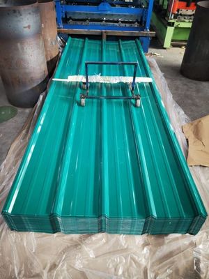 Ατσάλινος βαθμός ASTM Z20 Z25 0,15mm 0,2mm 0,4mm PPGI Coil In Sheet Blue Red RAL Ζυγισμένο χρώμα επικαλυμμένο κυματοειδές χαρτί