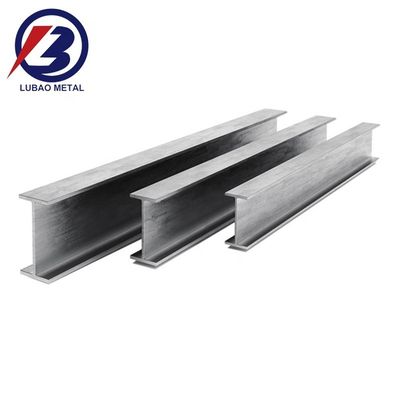 Q235/Q345/ST37-2/ST52/Q420/Q460/S235JR/S275JR/S355JR Ζυγισμένη δέσμη H με μαύρη επιφάνεια και υπηρεσία κοπής