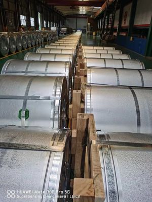 GB Standard Aluzinc Coils PPGI PPGL Χρώμα Προχρωματισμένο Galvalume Ζυγισμένο Χάλυβα για την κατασκευή κυματοειδών φύλλων από επαγγελματία