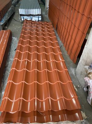 Τυποποιημένο πακέτο για το PPGI Steel SGCC Χρωματικά επικαλυμμένο προχρωματισμένο γαλβανισμένο χαλύβδινο φύλλο για υλικά κατασκευής οροφών
