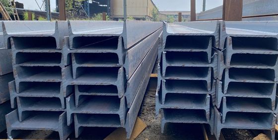 Ζυγισμένη δέσμη H 75x75 100mm 200mm S355jr S355J2H με πάχος 5-34mm και πλάτος ιστού 96mm 1056mm σε καλή κατάσταση