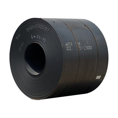 Τεχνολογία ζεστού έλασης ASTM A36 A283 A387 Q235 Q345 S235jr Μικρό Ms Μαύρο Ζυγισμένο HRC Coil για έργα κατασκευής μετάλλων