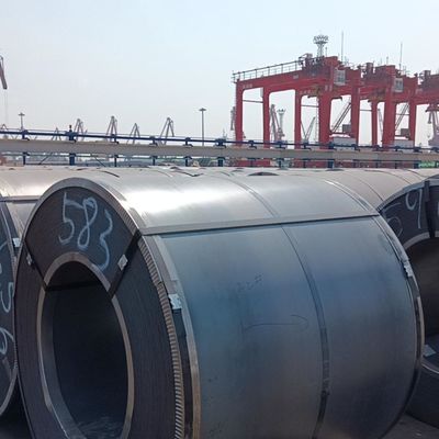 Τεχνολογία θερμής έλασης ASTM A57 A36 Ss400 Dx51d Dx52D Q295 Q235 Μεσαίου άνθρακα HRC Steel Coil με υπηρεσία κοπής