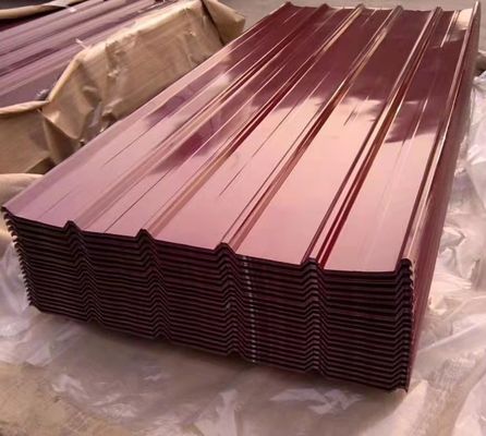 SPCC SECC Z40-z275 PPGI Ζυγισμένο φύλλο χάλυβα κυματοειδές φύλλο PPGI Πλακέτα οροφής Πλάκα Πιστοποιητικό JIS Σκληρότητα Δυνατότητα