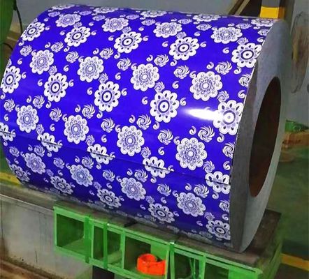 Βέλτιστη ανοχή κυλίνδρων από χάλυβα Ppgi ± 1% Προχρωματισμένο γαλβανισμένο Ppgi χρώμα επικαλυμμένο φύλλο κυλίνδρων από χάλυβα για οροφές κυματοειδής άμεση