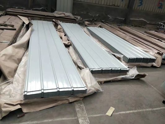 Επεξεργασμένο κυματοειδές φύλλο στέγης χρώμα PPGI φύλλο στέγης SGCC χρώμα επικαλυμμένο προχρωματισμένο γαλβανισμένο φύλλο χάλυβα πιστοποιητικό