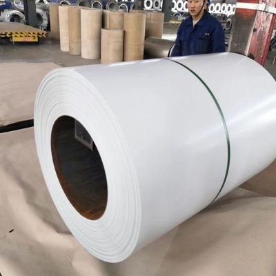 Δάχος 0,25-0,8mm SS400 PPGI PPGL Ατσάλινα περιτυλίγματα σε Ral 5020 Χρώμα Επιχρισμένα με 1.4mm Δάχος και Διασφάλιση