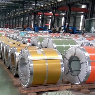 Απευθείας πώληση PPGI COIL ROLL Δυσκαρδία πλήρης σκληρότητα 0,4 mm 0,5 mm Dx51d Dx52D Προχρωματισμένα γαλβανισμένα σιδηροτροχιά