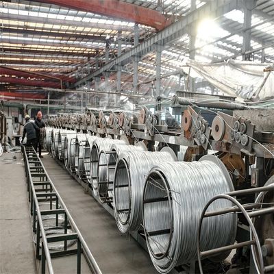 Ανθεκτικό στη διάβρωση γαλβανισμένο δεσμευτικό σύρμα 2,5 mm x 100 m Ρολ για κατασκευές Q195 Q235 Μη κράμα γαλβανισμένο ψευδάργυρο