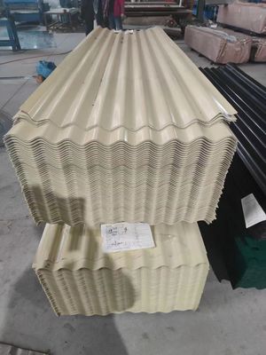 Ζυγισμένο φύλλο οροφής πλάτος 750 mm-1050 mm επικαλυμμένο χρώμα ζωγραφισμένο PPGI οικοδομικό υλικό Ζυγισμένη πλάκα οροφής από χάλυβα