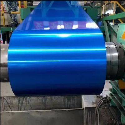 Z81-Z120 Διπλά στρώματα ζωγραφικής 0.3mm 1250mm Κόκκινο μπλε χρώμα PPGI PPGL Ζυγισμένο χρώμα επικαλυμμένο με αέρια επιχρίωση