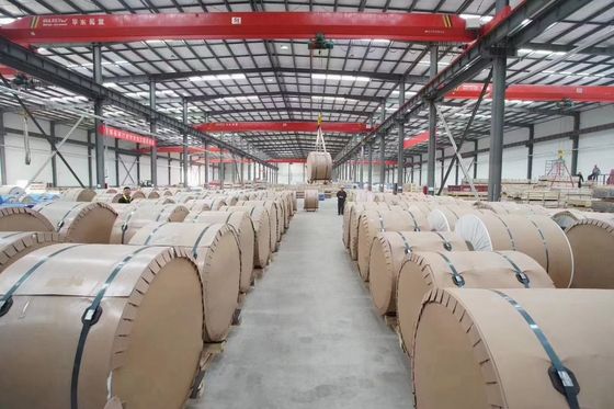 ASTM AISI JIS DIN GB Standard 8011 5754 2024 Λωρίδες αλουμινίου με πάχος 0,6 mm-2,0 mm για βιομηχανική κατασκευή