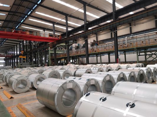 Επικάλυπτο από ατσάλι galvalume coil για ζεστά βουτηγμένα γαλβανισμένα coils μεταλλικά φύλλα οροφής οικοδομικά υλικά αλουμινοποιημένο ψευδάργυρο