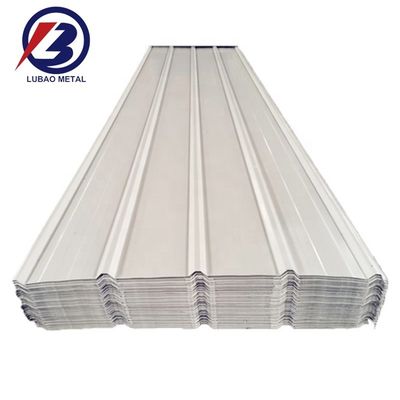 900mm πλάτος 2438mm μήκος SGCC βαθμός Ral διάγραμμα PPGI κυματοειδείς φύλλα στέγης για μακροχρόνιες λύσεις στέγης