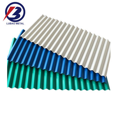 0.15mm-1.2mm πάχος ξύλινο λευκό κόκκινο 9016 5012 5014 1014 PPGI φύλλο στέγης για το στέγη κυματοειδή φύλλο