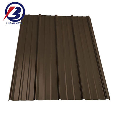 0.15mm-1.2mm πάχος ξύλινο λευκό κόκκινο 9016 5012 5014 1014 PPGI φύλλο στέγης για το στέγη κυματοειδή φύλλο
