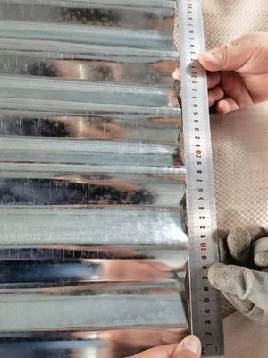 0.1-1mm πάχος Χρωματικό φύλλο στέγης ψευδαργύρου για τακτικά υλικά στέγης κυματοειδούς