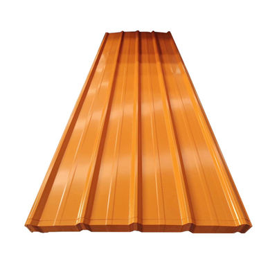 Προσαρμοσμένο χρώμα Ral Decoiling GI PPGI PPGL 0.2-2.0mm Dx51d Χρωματικά επικαλυμμένα φύλλα οροφής Ζυγισμένα κυματοειδή φύλλα οροφής μετάλλου