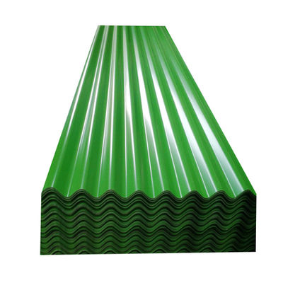 Προσαρμοσμένο χρώμα Ral Decoiling GI PPGI PPGL 0.2-2.0mm Dx51d Χρωματικά επικαλυμμένα φύλλα οροφής Ζυγισμένα κυματοειδή φύλλα οροφής μετάλλου