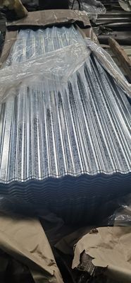 Ζυγισμένο Καλυμμένο 1,2 mm 1,4 mm 1,6 mm Ζινκωτό κυματοειδές μεταλλικό φύλλο οροφής για λύσεις οροφής και κατασκευή
