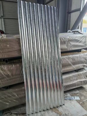 Ζυγισμένο Καλυμμένο 1,2 mm 1,4 mm 1,6 mm Ζινκωτό κυματοειδές μεταλλικό φύλλο οροφής για λύσεις οροφής και κατασκευή