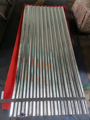 SGCC SPCC SECC 0,12 mm 0,35 mm Ζυγισμένη οροφή κυματοειδής φύλλο δέρμα Πέρασμα Ναι Παροχή δείγματος