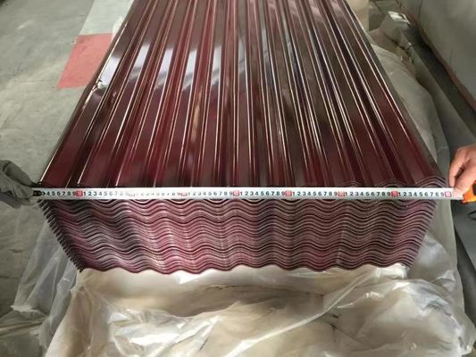 SGCC SPCC SECC 0,12 mm 0,35 mm Ζυγισμένη οροφή κυματοειδής φύλλο δέρμα Πέρασμα Ναι Παροχή δείγματος