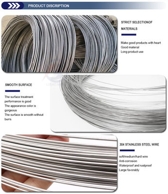 Φθηνό 304 304L 316 416 2mm ατσάλινο σύρμα με φωτεινή φινίρισμα και εξατομικευμένο διάμετρο 0.05-20mm