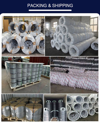 Ζυγισμένο ASTM 0.2mm 0.3mm Z275 Υψηλού άνθρακα χάλυβα καυτό καλώδιο με προσαρμοσμένη διάμετρο