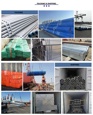 ASTM Q195 Q215 Q235 Q345 Ζεστός βύθιση Ζυθοποιημένος στρογγυλός σωλήνας με μήκος 6m και εξωτερική διάμετρος 26,9-310mm