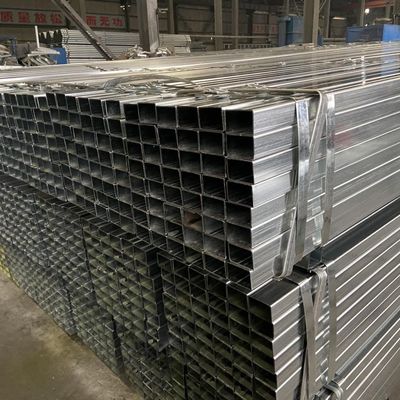 Πιστοποιημένο ISO9001 Ζεστό βουτηγμένο γαλβανισμένο ορθογώνιο τετράγωνο κούφιο τμήμα από χάλυβα για την κατασκευή εμπορευματοκιβωτίων
