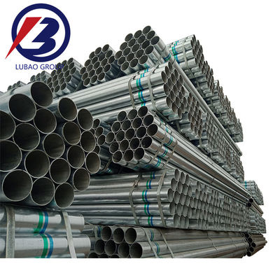 Ζυγισμένο χάλυβα σωλήνα ψευδάργυρο 80g 6/12 μέτρα Πρότυπο μήκος για θερμοκηπίου πλαίσιο κατασκευαστικό υλικό EMT σωλήνα