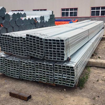 40x40x2.5 6061 6063 Ζεστοβαμμένοι Ζυγισμένοι Σιδηροδρομικοί σωλήνες Gi τετράγωνος ορθογώνιος σωλήνας για βιομηχανικούς σκοπούς στην κατασκευή