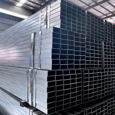 Q235B Q345 ST52 100*100 Ζυγισμένος σωλήνας χάλυβα 90mm GI Κούφος τετραγωνικός στρογγυλός συγκολλημένος σωλήνας σωλήνας με τεχνική ψυχρής έλασης